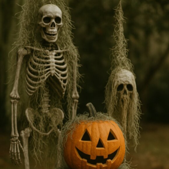 Halloween for scary prompts Spanish Moss ( the same stuff you see in Florida!) - Picture 1 of 8